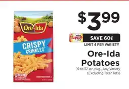 ShopRite Ore-Ida Potatoes offer