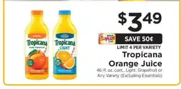 ShopRite Tropicana Orange Juice offer