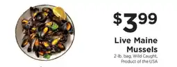 ShopRite Live Maine Mussels offer
