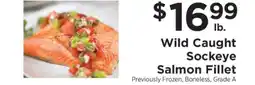 ShopRite Wild-Caught Sockeye Salmon Fillet offer
