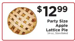 ShopRite Party Size Apple Lattice Pie offer