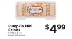 ShopRite Pumpkin Mini Eclairs offer