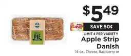 ShopRite Apple Strip Danish offer