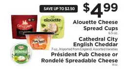ShopRite Alouette Cheese Spread Cups offer