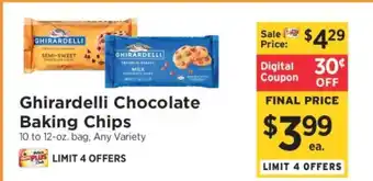 ShopRite Ghirardelli Chocolate Baking Chips offer