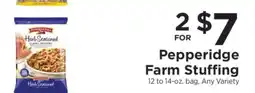 ShopRite Pepperidge Farm Stuffing offer