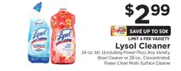 ShopRite Lysol Cleaner offer