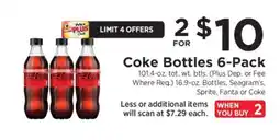 ShopRite Coke Bottles 6-Pack offer