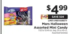 ShopRite Mars Halloween Assorted Mini Candy offer