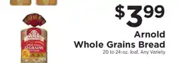 ShopRite Arnold Whole Grains Bread offer