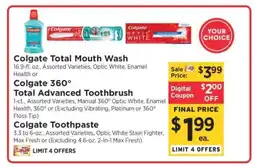 ShopRite Colgate Products offer
