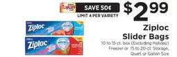 ShopRite Ziploc Slider Bags offer