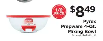 ShopRite Pyrex Prepware 4-Qt. Mixing Bowl offer