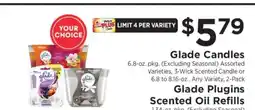 ShopRite Glade Candles offer