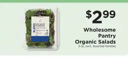 ShopRite Wholesome Pantry Organic Salads offer