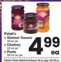 Safeway Patak's Products offer
