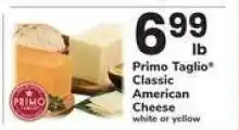 Safeway Primo Taglio Classic American Cheese offer