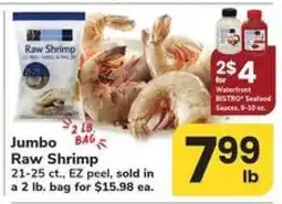 Safeway Jumbo Raw Shrimp offer