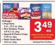 Safeway Kellogg's Mix or Match offer