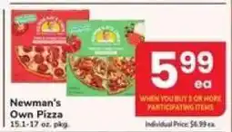 Safeway Newman's Own Pizza offer