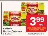Safeway Keller’s Butter Quarters offer