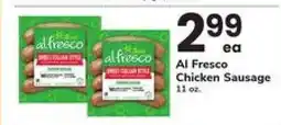 Safeway Al Fresco Chicken Sausage offer