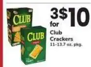 Safeway Club Crackers offer
