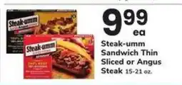 Safeway Steak-umm Sandwich offer