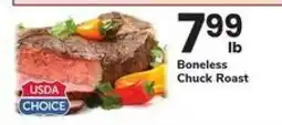 Safeway Boneless Chuck Roast offer