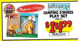 Ollie's CAMPING S'MORES 23 PLAY SET offer
