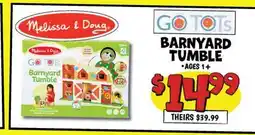 Ollie's Melissa Doug BARNYARD TUMBLE offer