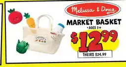 Ollie's Melissa & Doug MARKET BASKET offer