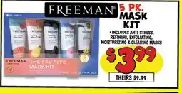 Ollie's FREEMAN 5 PK. MASK KIT offer