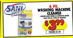 Ollie's 6 PK. WASHING MACHINE CLEANER offer