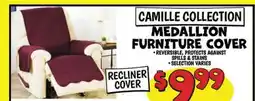 Ollie's CAMILLE COLLECTION MEDALLION FURNITURE COVER offer
