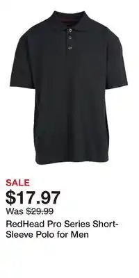 Cabela's RedHead Pro Series Short-Sleeve Polo for Men offer