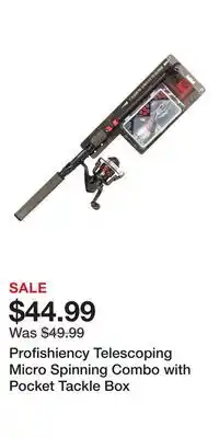 Cabela's Profishiency Telescoping Micro Spinning Combo with Pocket Tackle Box offer