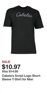 Cabela's Cabela's Script Logo Short-Sleeve T-Shirt for Men offer