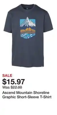 Cabela's Ascend Mountain Shoreline Graphic Short-Sleeve T-Shirt offer