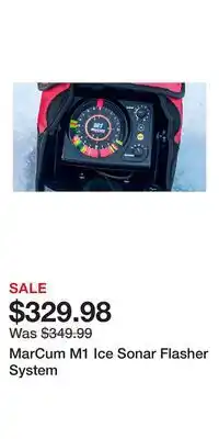 Cabela's MarCum M1 Ice Sonar Flasher System offer