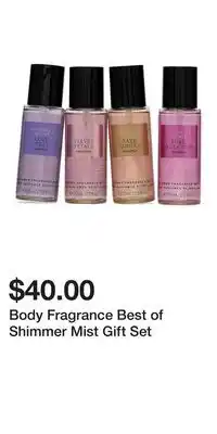 Victoria's Secret Body Fragrance Best of Shimmer Mist Gift Set offer