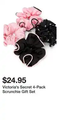 Victoria's Secret Victoria's Secret 4-Pack Scrunchie Gift Set offer