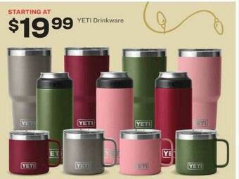 Academy Yeti Drinkware offer
