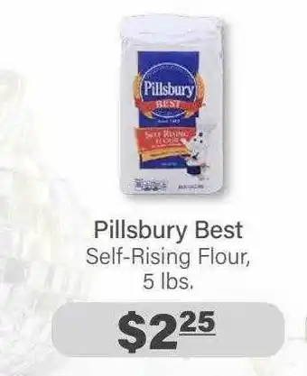 Commissary Pillsbury Best Self-rising Flour, 5 Lbs offer