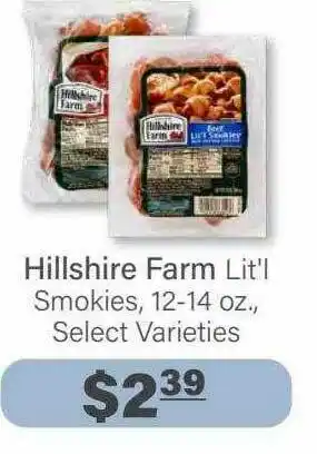 Commissary Hillshire Farm Lit'l Smokies 12-14 Oz. offer