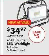 Valu Home Centers 6500 Lumen Led Worklight offer