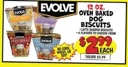 Ollie's OVEN BAKED DOG BISCUITS offer