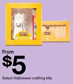 Target Select Halloween crafting kits offer