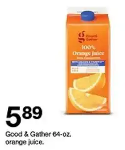 Target Good & gather 64-oz. orange juice offer