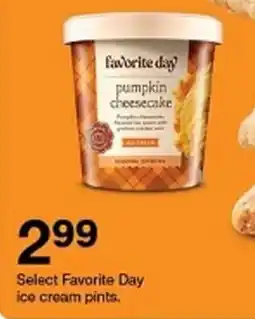 Target Select Favorite Day ice cream pints offer